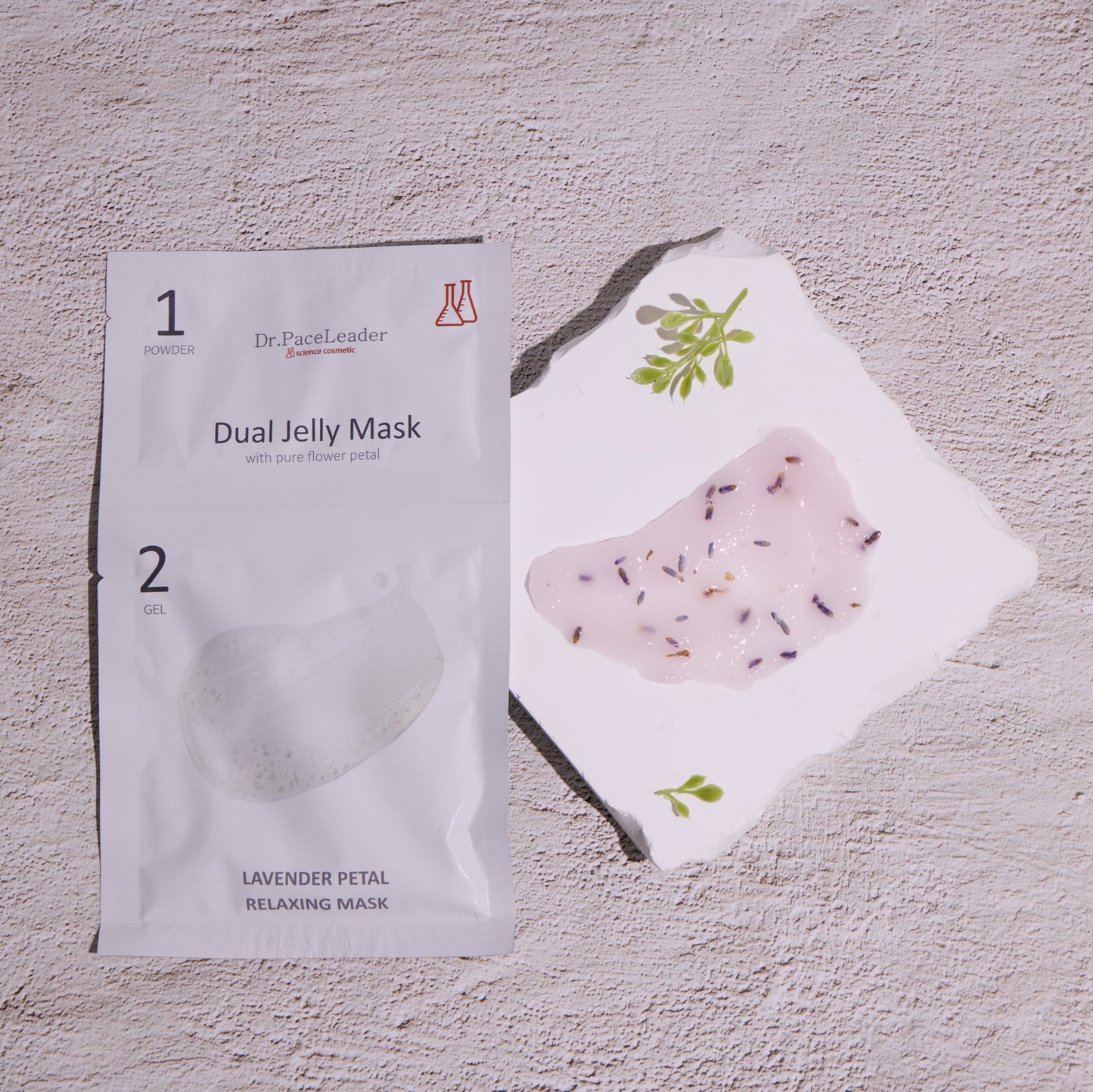 DUAL JELLY MASK LAVENDER PETAL RELAXING (5g + 50g)